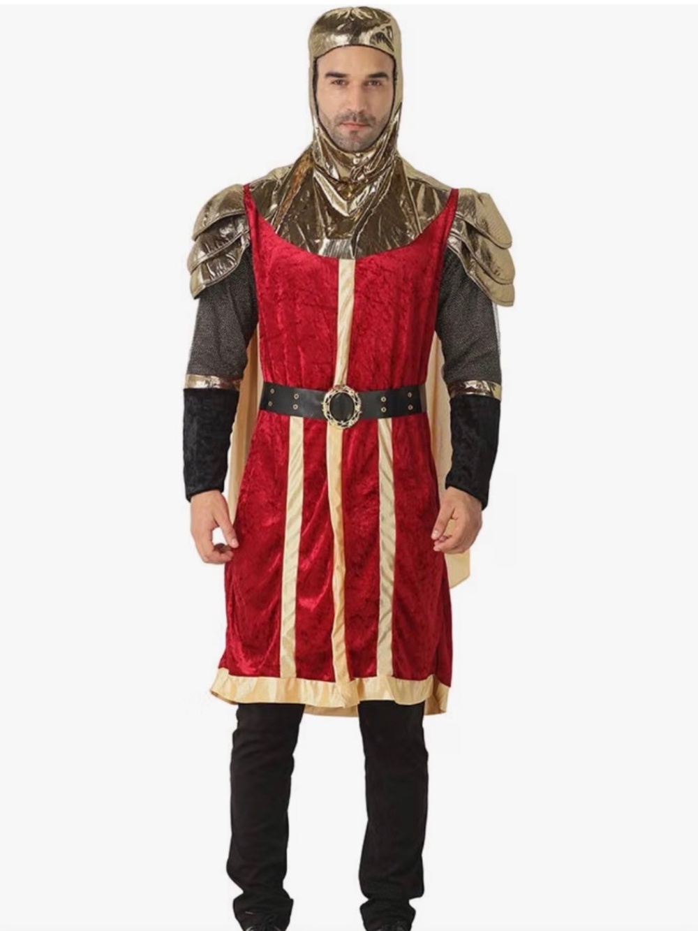 Renaissance Men Medieval Costume Knight Costumes Adult Carnival